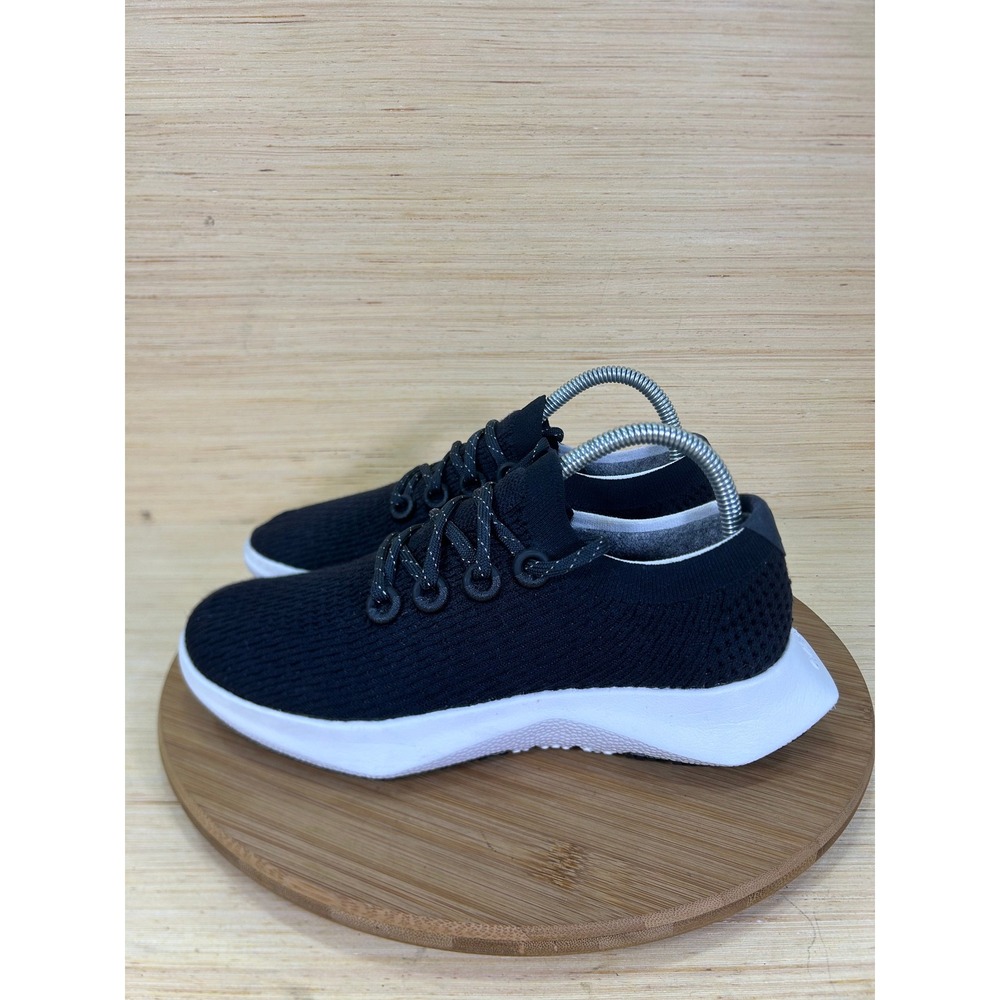 Allbirds Tree Dasher 2 Black White Running Shoes TD2 Womens 8.5